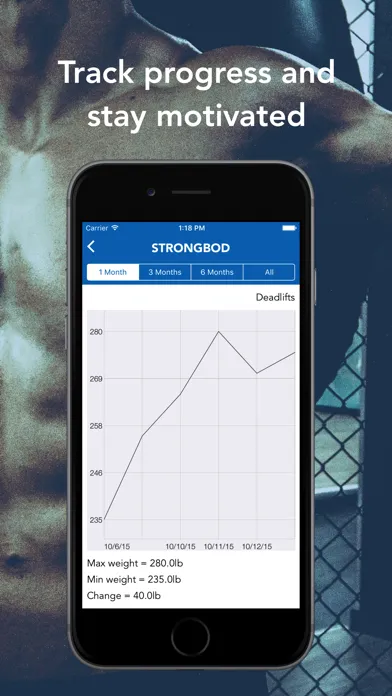 StrongBod - Free personal trainer and gym workout planner app for personalized fitness routines 스크린샷