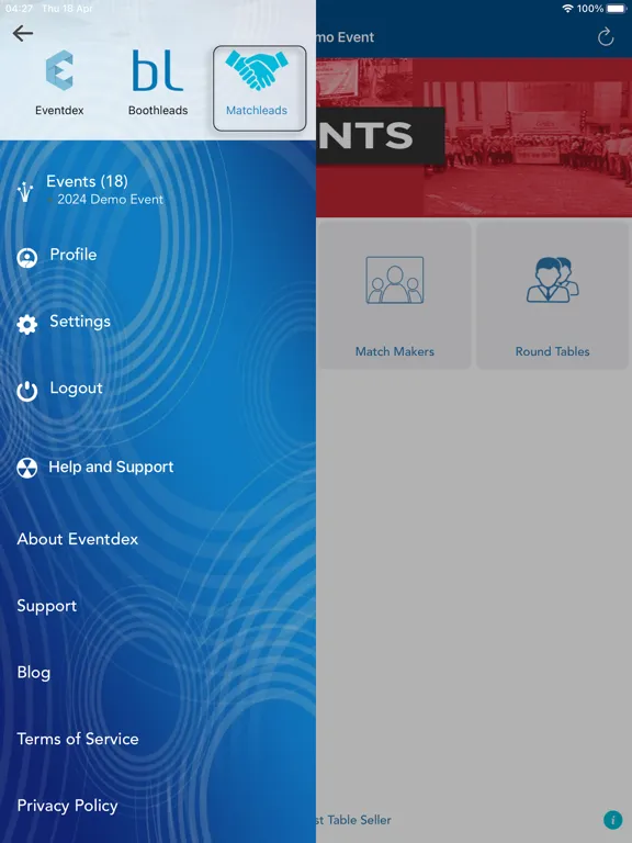 Capturas de pantalla de Eventdex- Event Management App iPad 