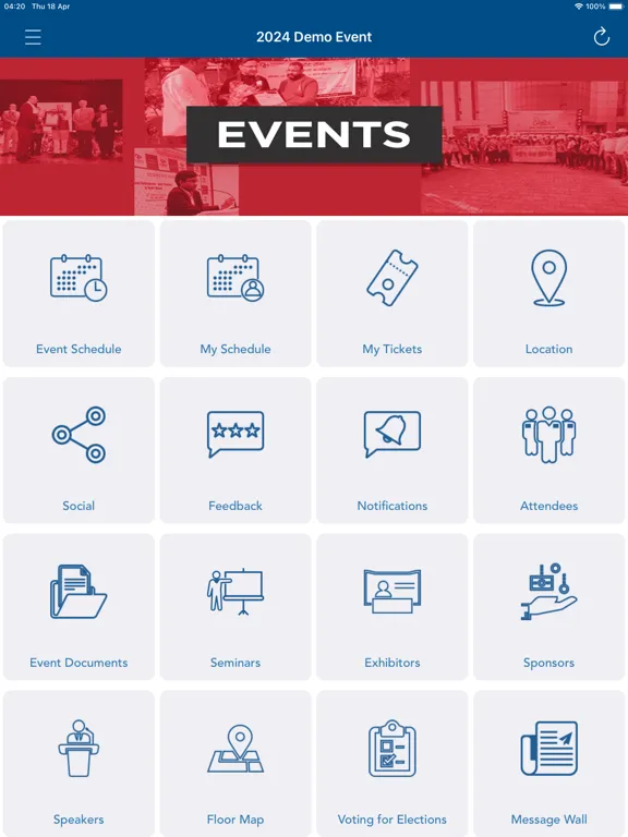 Capturas de pantalla de Eventdex- Event Management App iPad 