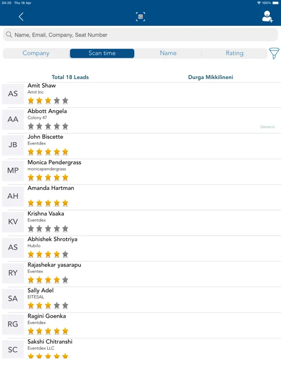 Capturas de pantalla de Eventdex- Event Management App iPad 