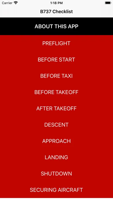 B737 Checklist应用截图