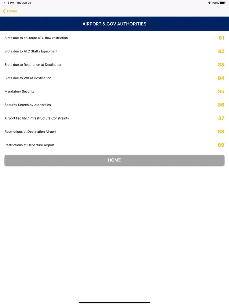 ภาพหน้าจอของ Delay Codes iPad 
