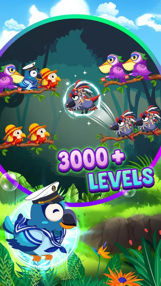 Bird Sort: Color Puzzle Game سکرین شاٹس