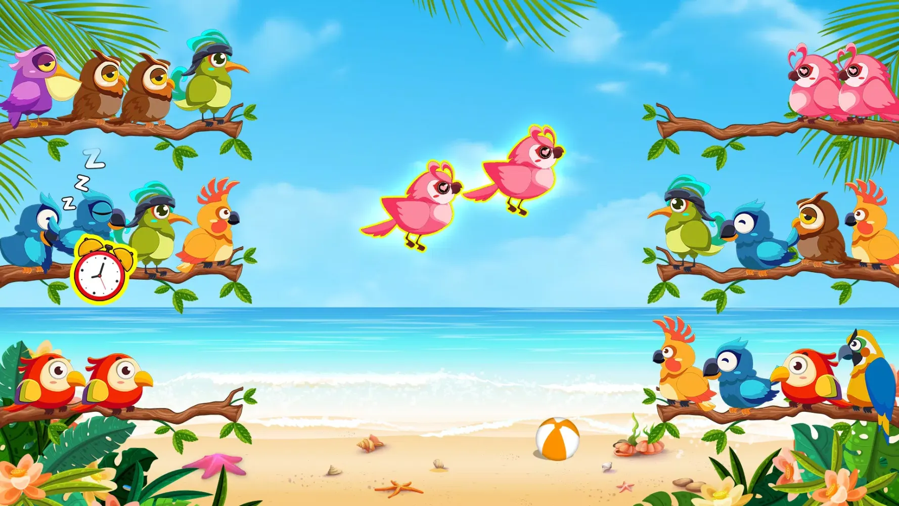 Bird Sort: Color Puzzle Game سکرین شاٹس