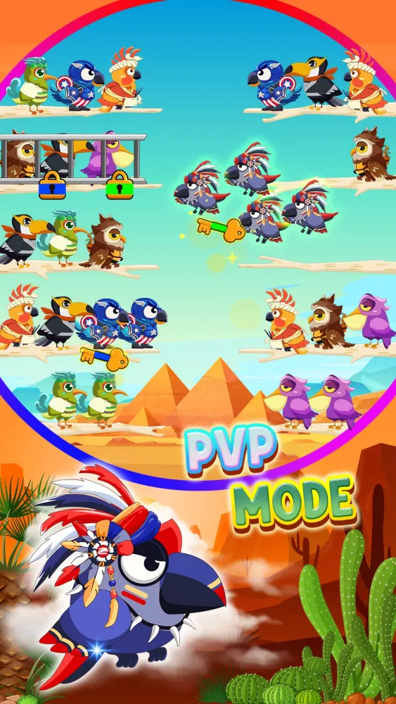 Bird Sort: Color Puzzle Game سکرین شاٹس
