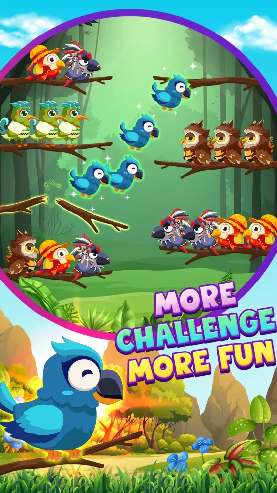 Capturas de pantalla de Bird Sort 2: Color Puzzle
