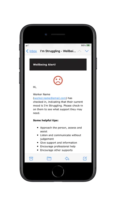 1HSE Wellbeing Screenshots