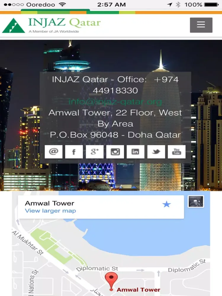 INJAZ Qatar iPad  Ekran Görüntüleri