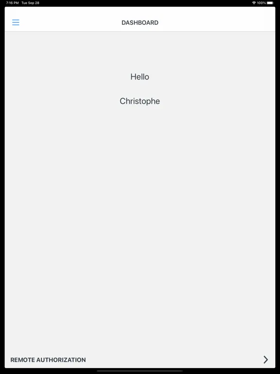 Tangkapan layar Qualified Signing Service iPad 