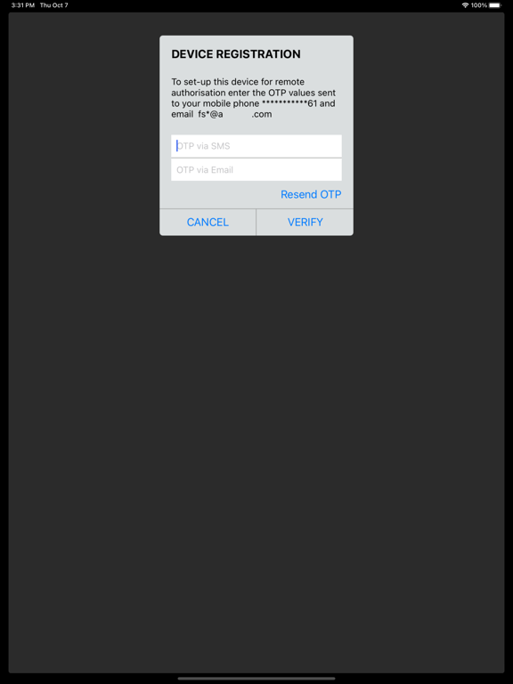 Qualified Signing Service iPad  স্ক্রিনশট