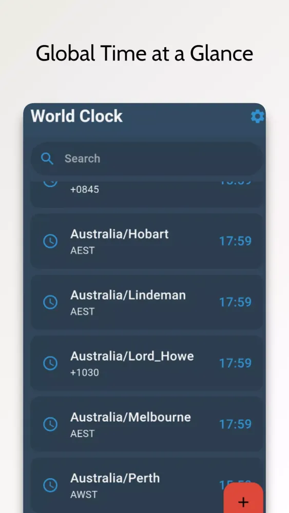 World Clock 스크린샷