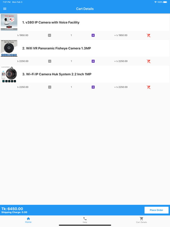 Payra App iPad  سکرین شاٹس