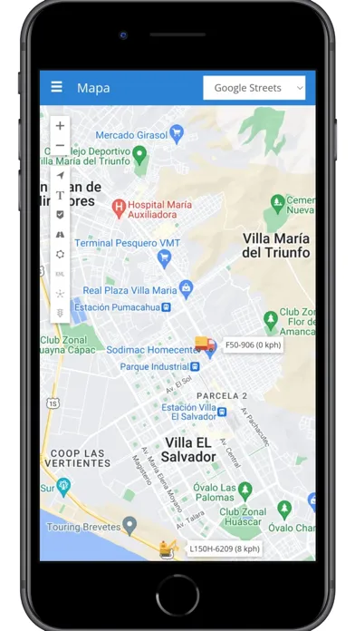 ภาพหน้าจอของ VM-GPS Tracker