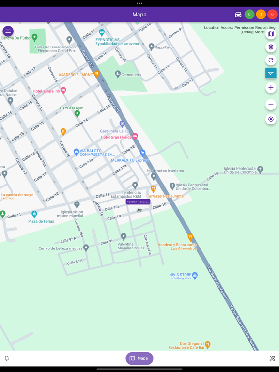 SERVER GPS iPad  スクリーンショット