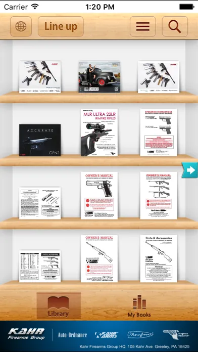 KAHR FIREARMS GROUP سکرین شاٹس