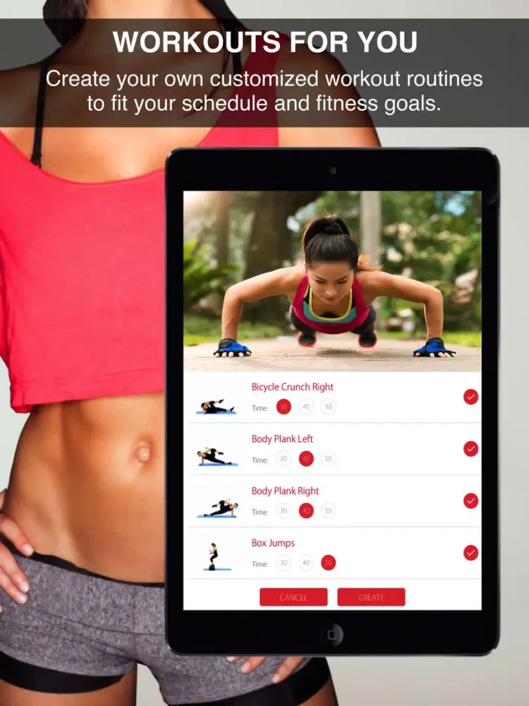 My Pocket Fitness iPad  স্ক্রিনশট