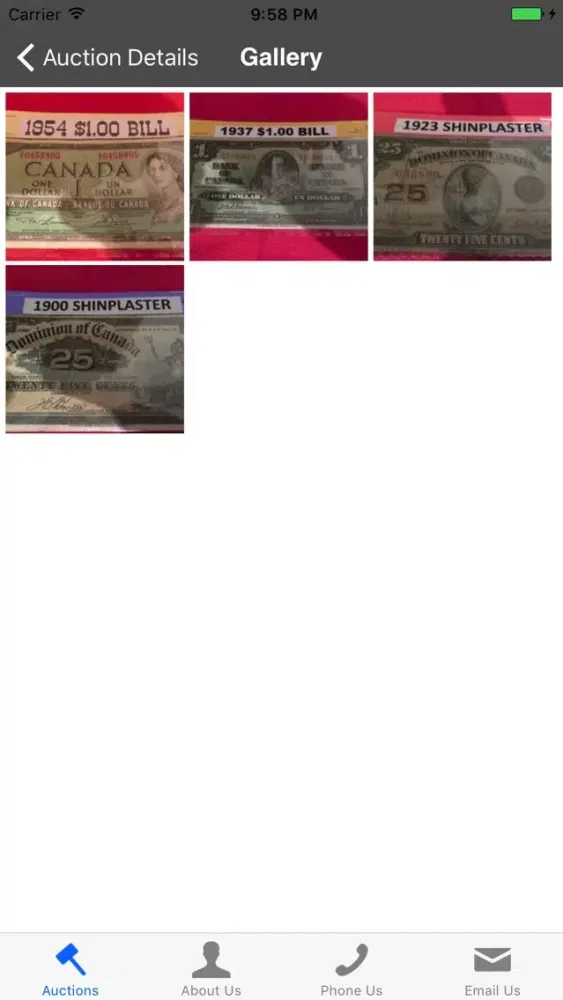 Bill Klassen Auction Calendar应用截图