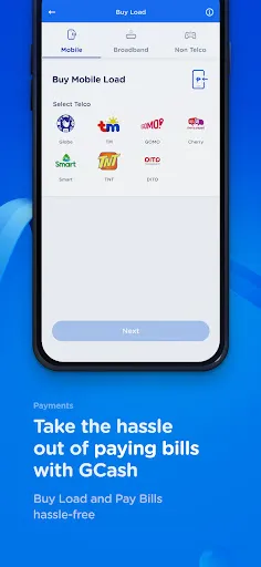 Capturas de pantalla de GCash