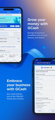 Capturas de pantalla de GCash