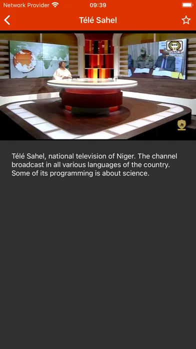 Captures d'écran de ORTN Télé Sahel