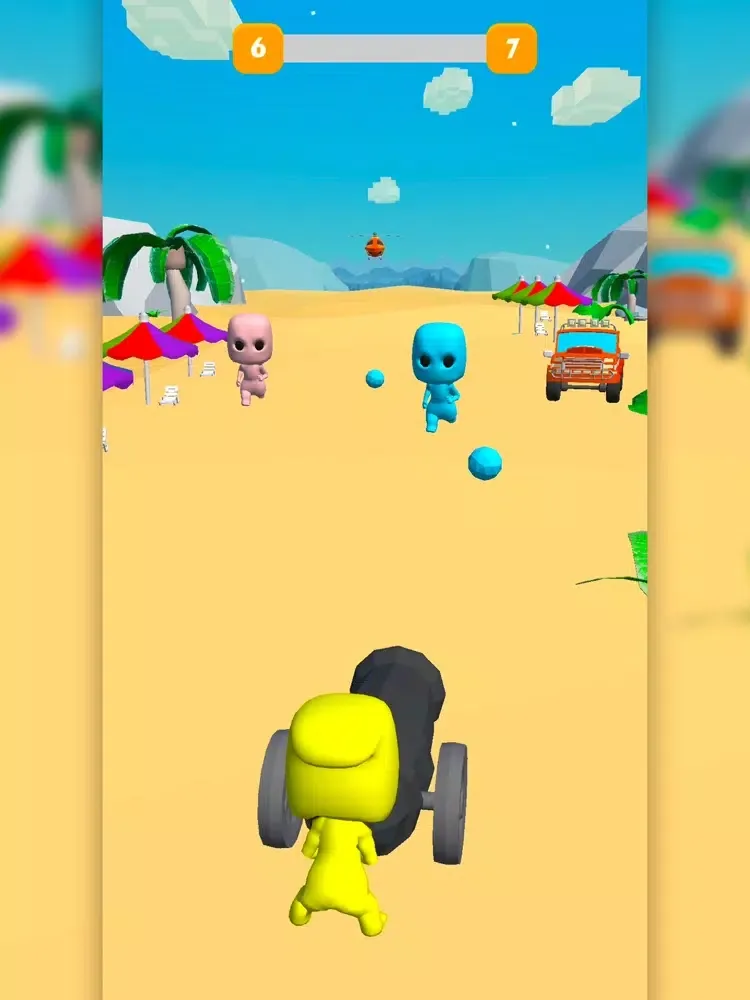 Tangkapan layar Beach Shooting 3D iPad 