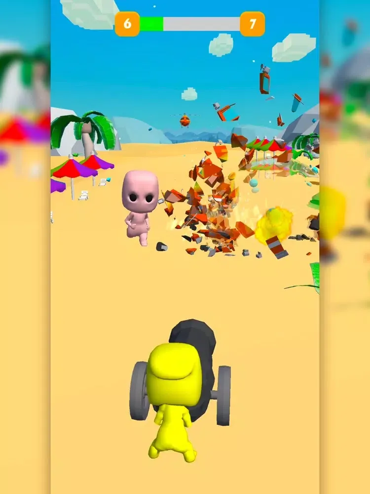 Tangkapan layar Beach Shooting 3D iPad 
