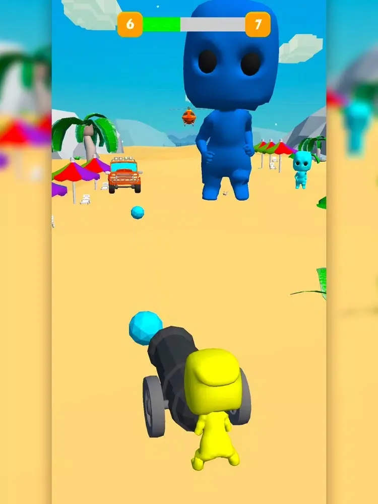 Tangkapan layar Beach Shooting 3D iPad 