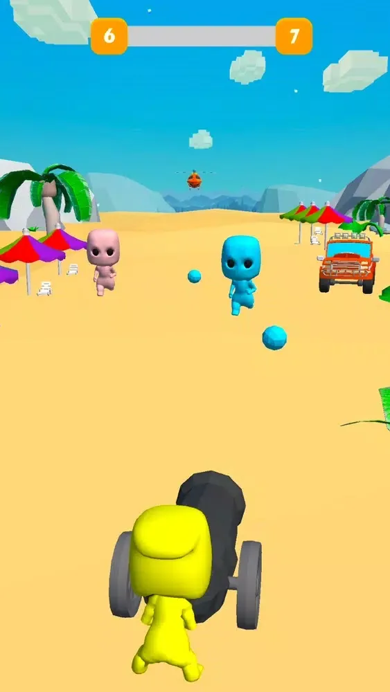 Tangkapan layar Beach Shooting 3D
