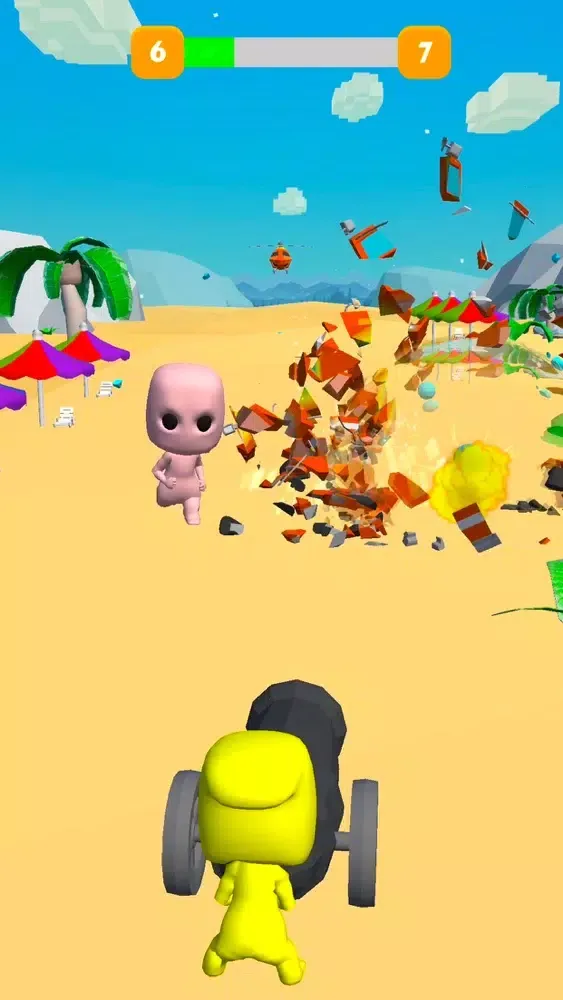 Tangkapan layar Beach Shooting 3D