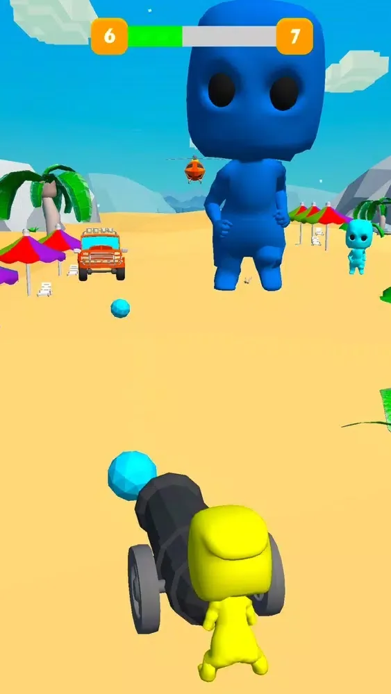 Tangkapan layar Beach Shooting 3D