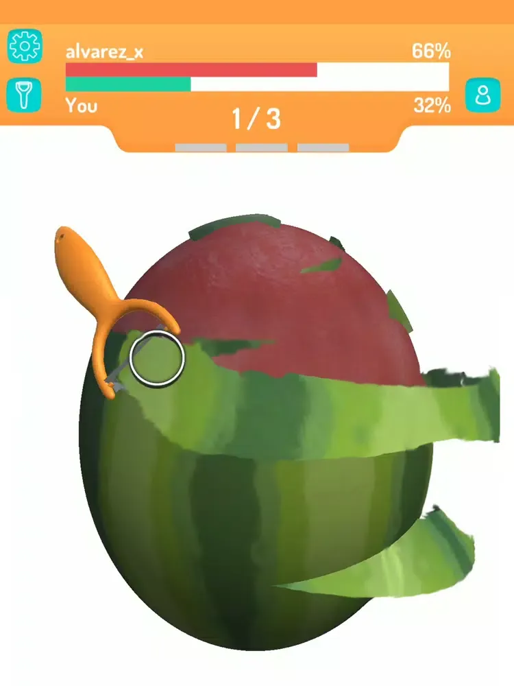 Tangkapan skrin Peeling Challenge! iPad 