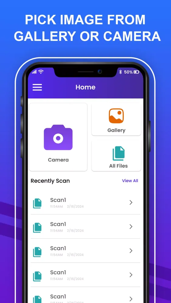 Hand written to Text Converter Screenshots