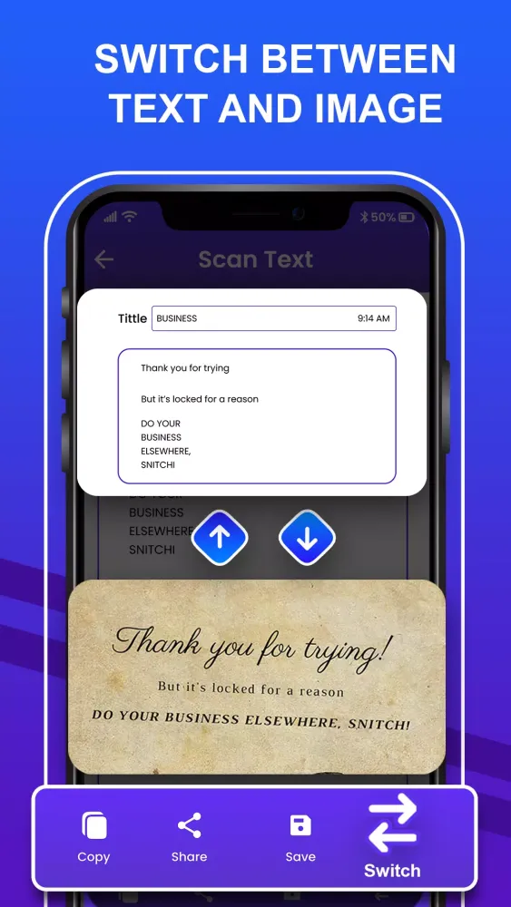 Hand written to Text Converter Screenshots