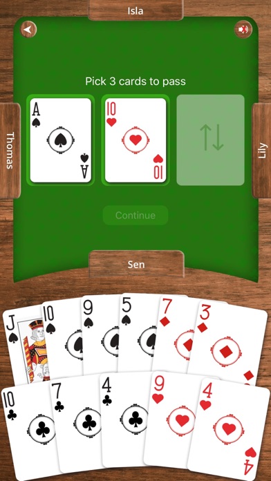 Capturas de tela do Hearts - Queen of Spades