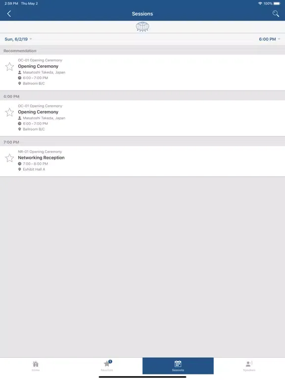 WFSBP 2019 iPad 應用截圖