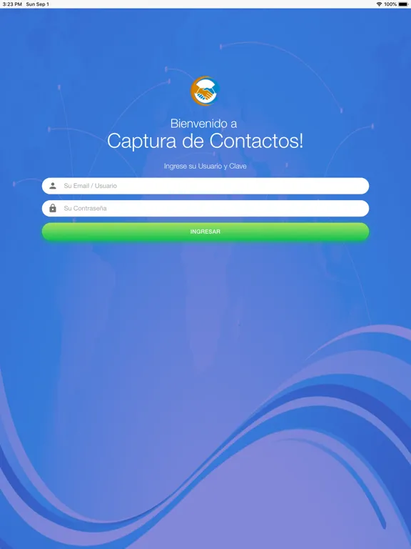 ภาพหน้าจอของ Captura de Contactos iPad 