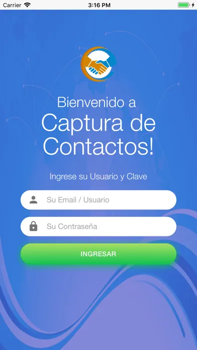 ภาพหน้าจอของ Captura de Contactos