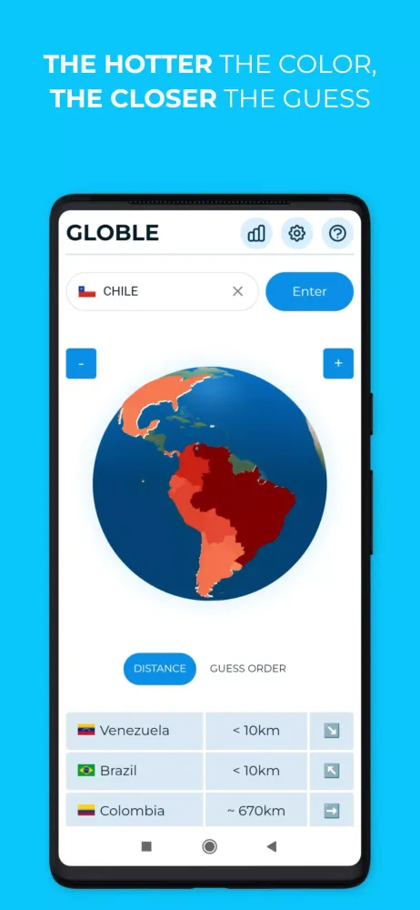 Ảnh chụp màn hình của Globle