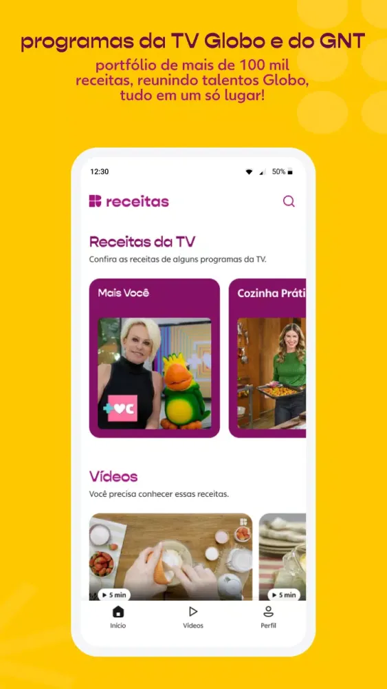 Receitas Globo スクリーンショット