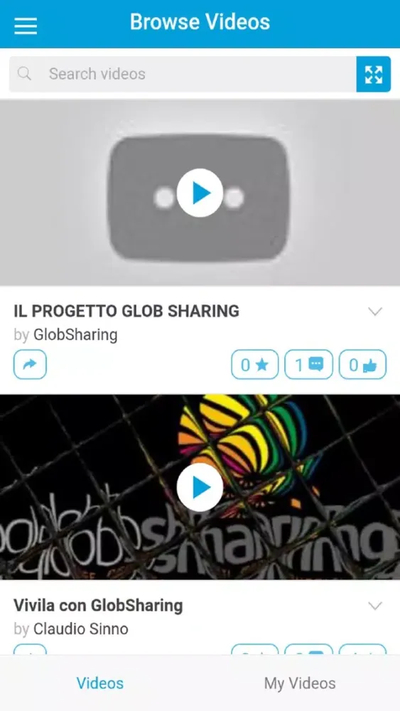 Captures d'écran de Globsharing for iPhone