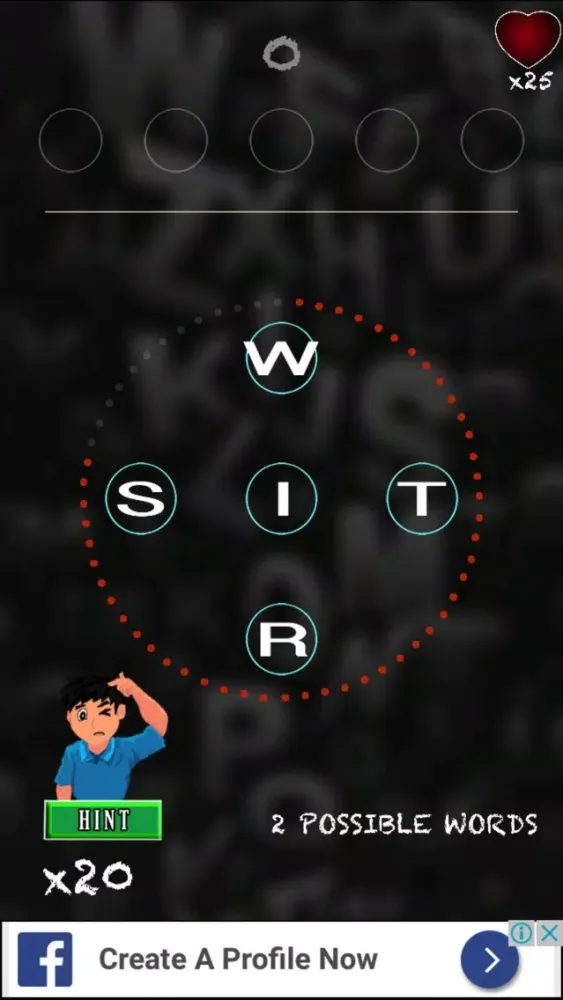 Capturas de tela do LTW - Letters To Word