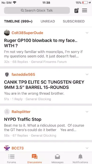 Glock Talk Screenshots