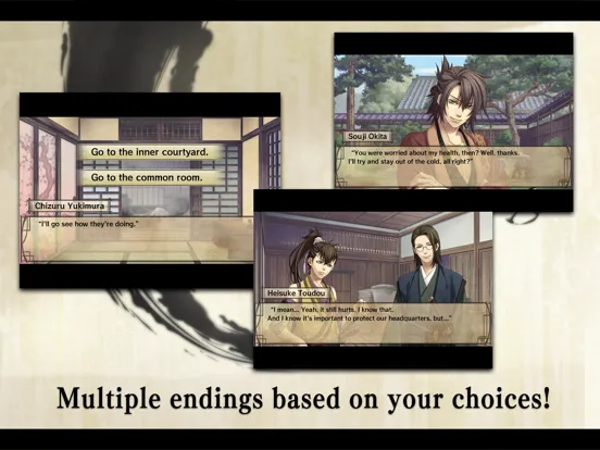 Capturas de pantalla de Hakuoki iPad 