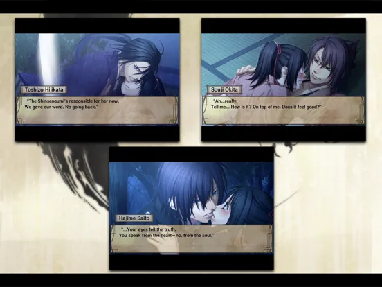 Capturas de pantalla de Hakuoki iPad 