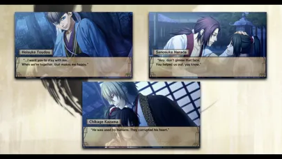 Capturas de pantalla de Hakuoki