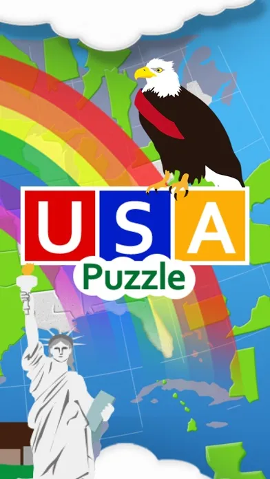 USA Map Puzzle HD স্ক্রিনশট