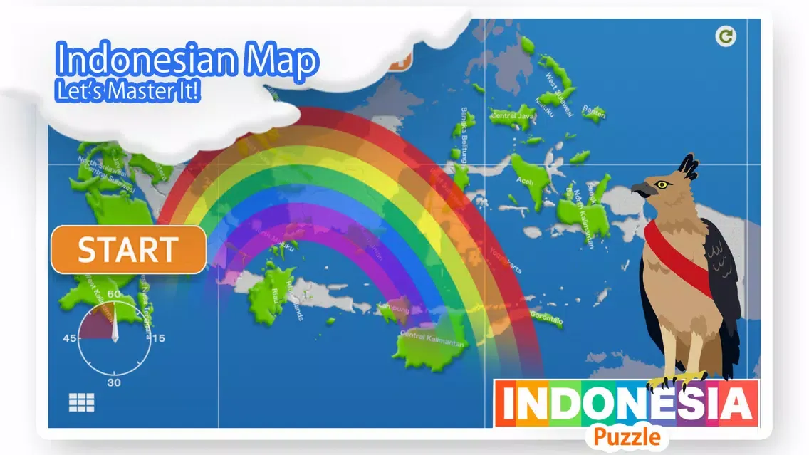 Tangkapan skrin Indonesia Puzzle for iPhone