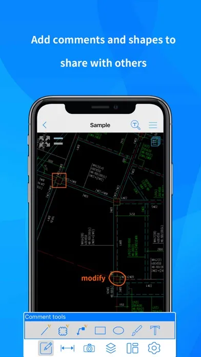 Tangkapan skrin CAD Reader-View & Measure DWG