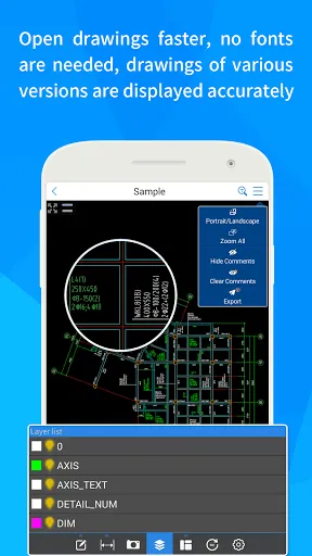 CAD Reader-Fast , Measurement Screenshots