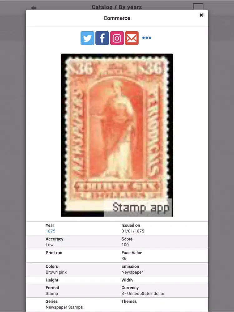 Stempel Danmark, Filateli iPad  スクリーンショット